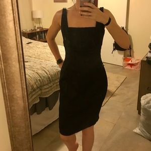 Satin Calvin Klein Little Black Dress Sz 8 S/M